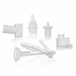 Aspirator nazal bebelusi, cu aspirare bucala, varf din silicon moale, sterilizabil la abur, cutie depozitare si 4 filtre, Reer 79139 - Img 8