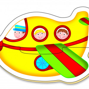 Baby Puzzles: Set de 6 puzzle-uri Transport (2 piese) - Img 3