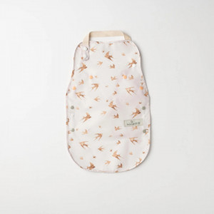 Baveta bebelusi 2 in 1 Miniware Catch & Cover, Golden Swallow - Img 4