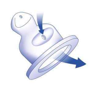 Biberon Trendy Boy PP 250 ml cu tetina silicon pt lapte, nr 1, nip 35036 - Img 5