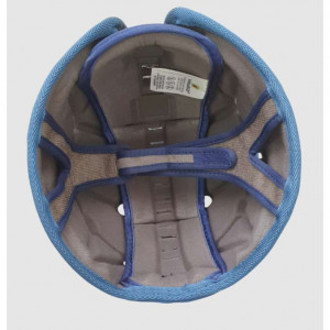 Casca protectie bebelusi cu spuma flexibila, ultrausoara, reglabila, 7-24 luni, albastra, SafeHead Baby Sporty, SHB004 - Img 3