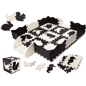 Covor puzzle cu laterale 25 piese Ikonka IK17566 - Img 1