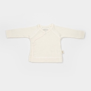Cutie 4 piese pentru nou nascut - 100% bumbac organic - Ecru, BabyCosy - Img 7