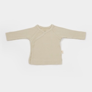 Cutie 4 piese pentru nou nascut - 100% bumbac organic - Verde pal, BabyCosy - Img 2