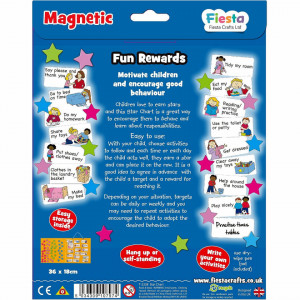 Grafic magnetic de recompense cu stelute Fiesta Crafts FCT-2338 - Img 2