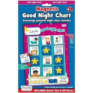 Grafic magnetic de recompense cu stelute Rutina de seara Fiesta Crafts FCT-2915 - Img 2