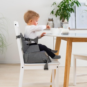 Inaltator de scaun pentru bebelusi 6-36 luni, transportabil, din plastic reciclat, Reer Growing Booster Seat 85041 - Img 8