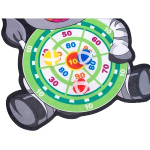Joc Darts cu Scai Zebra - 3 Mingi Incluse Ikonka IK18315 - Img 5