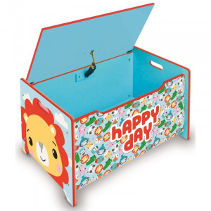 Ladita din lemn pentru depozitare jucarii Fisher Price, Happy Day - Img 2