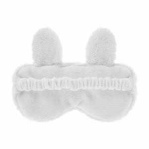 Masca bebelusi pentru somn BabyJem Sleeping Bunny (Culoare: Ecru) - Img 7