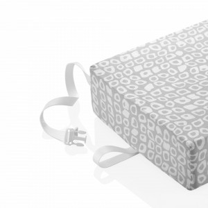 Pernuta inaltator 32x32 cm pentru scaun de masa (Culoare: Gri) - Img 8