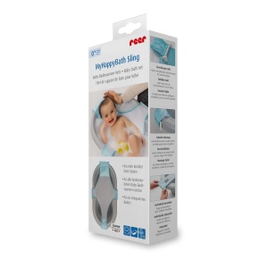 Plasa de baie pentru cadita bebelusului MyHappyBath Sling, reglabila, fara BPA, 0+ luni, Reer 76072 - Img 3