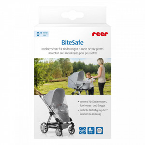 Plasa de insecte pentru carucior bebelusi, protectie tantari, 0+ luni, alba, Reer BiteSafe white 87030 - Img 2