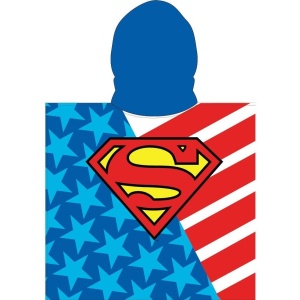Poncho cu gluga Superman 55x110 cm EPLUSM EPMSUP5246275 - Img 2