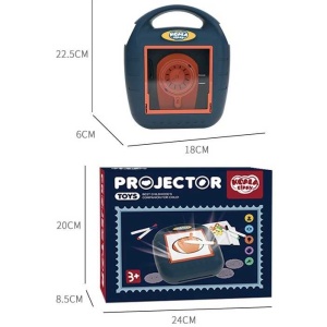 Proiector desen cu 20 sabloane si 6 carioci 22.5 x 18 x 6 cm Koala Diary KD80309 - Img 8