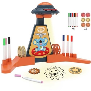 Proiector desen cu 6 diapozitive si 6 carioci incluse Koala Diary KD80308 - Img 2