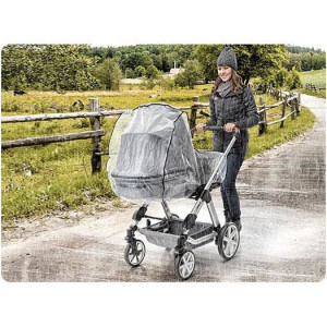 Protectie de ploaie universala pentru carucioare RainCover Classic REER 70537 - Img 3