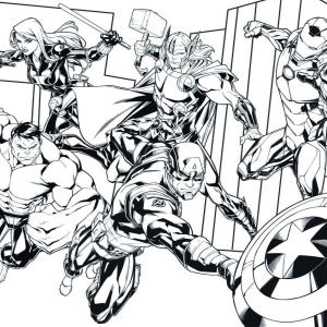 Puzzle de colorat - Avengers (48 de piese) - Img 3