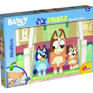 Puzzle de colorat - Bluey & Mr Monkey Jocks (24 piese)
