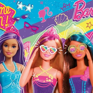 Puzzle de colorat maxi - Barbie (4 x 48 de piese) - Img 4