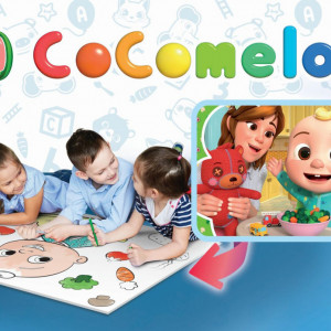Puzzle de colorat maxi - Cocomelon la masa (60 piese) - Img 3