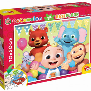 Puzzle de colorat maxi - Cocomelon si prietenii (24 piese)