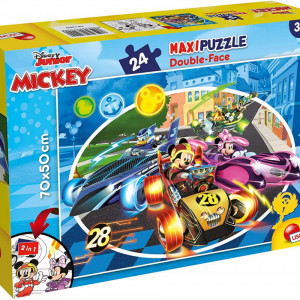 Puzzle de colorat - Mickey in cursa (24 piese) - Img 4