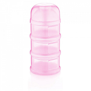 Recipient lapte praf BabyJem cu 3 compartimente (Culoare: Multicolor) - Img 5