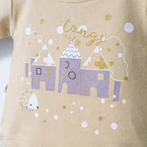 Rochita cu volan pentru fetite Fun Penguin, Tongs baby (Culoare: Gri, Marime: 6-9 luni) - Img 3