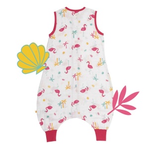 Sac de dormit cu picioruse Bamboo Flamingo 100 cm 0.5 Tog - Img 2