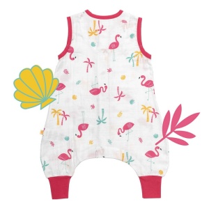 Sac de dormit cu picioruse Bamboo Flamingo 80 cm 0.5 Tog - Img 2