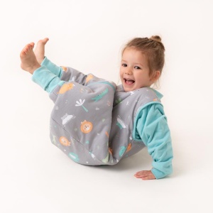 Sac de dormit cu picioruse si maneca lunga detasabila Safari 120 cm + manseta 2.5 Tog - Img 4
