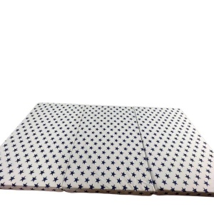 Saltea Pliabila Spuma Poliuretanica 120x60x5 cm - Dark Blue Stars - Img 2