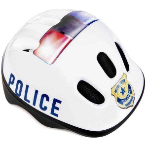 Scaun bicicleta copii SafeFront Deluxe, Pozitie montare Centru, 15 Kg si Casca Protectie XS 44-48 Police WeeRide WR10SKPL - Img 4