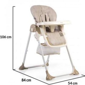 Scaun de masa copii Cangaroo Hunny Beige - Img 5