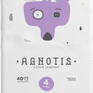 Scutece tip chilotel hipoalergenice Agnotis pants, marimea nr. 4, 9-15 kg, 40 bucati - Img 2