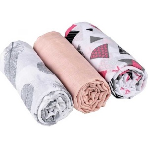 Set 3 scutece din muselina Infantilo IF19192 - Img 11