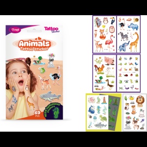 Set 69 tatuaje temporare tip autocolante Animale Tytoo KOPXX1800011 - Img 5