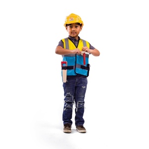 Set costum si accesorii constructor pentru copii - Img 6