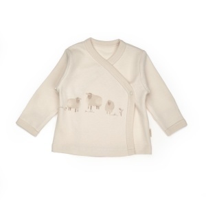 Set de 10 piese pentru nou nascut, 100% bumbac organic, Lamb, BabyCosy - Img 4