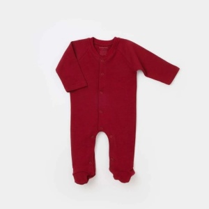 Set de 10 piese pentru nou nascut - 100% bumbac organic - Rosu, BabyCosy - Img 3
