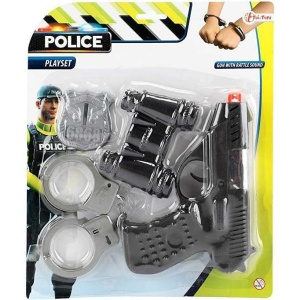 Set politie SWAT 4 piese cu pistol si catuse Toi-Toys TT14150A - Img 3
