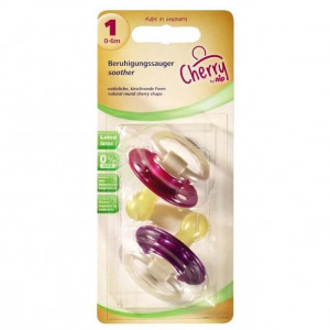 Suzeta latex Cherry Girl, 0 - 6 luni, nip 91002 - Img 4