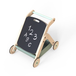Antepremergator model CITY din lemn 5 in 1 MamaToyz cu masuta de activitati - Img 10