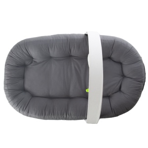Babynest cu bara de jucarii, BabyJem, antracit - Img 6