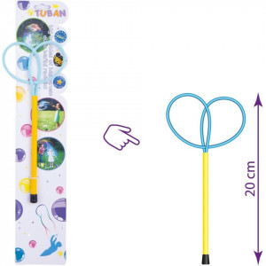 Bat cu inele pentru baloane de sapun Ring Mini Butterfly 20 cm Tuban TU3615 - Img 2