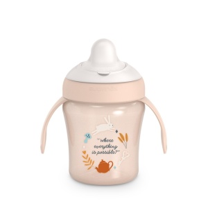 Cana antrenament, 200 ml, roz, Wonder, Suavinex