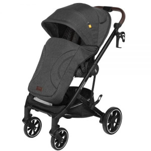 Carucior 2 in 1 Moss, Onyx, Negru, Skiddou - Img 2