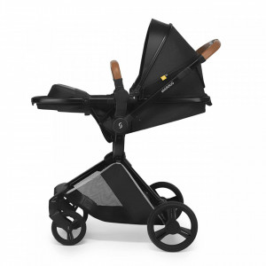 Carucior transformabil 2 in 1 Nasjo, Onyx, Negru, Skiddou - Img 6