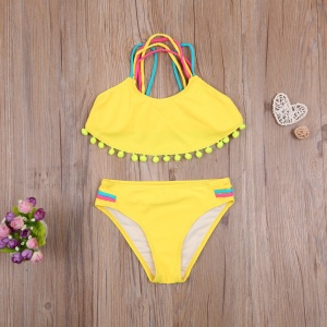 Costum de baie cu ciucuri din 2 piese Drool - Img 2